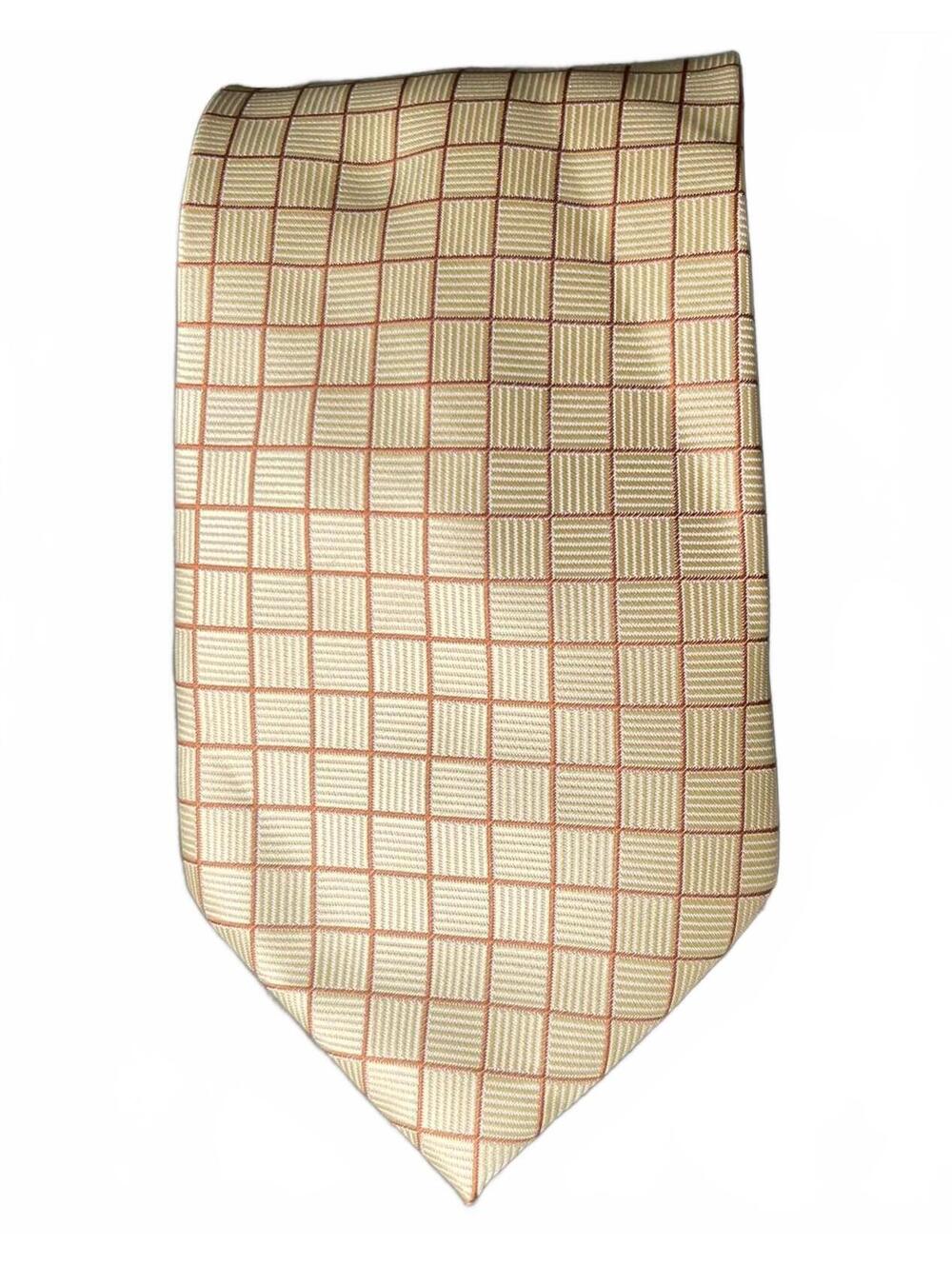 1980s Vintatge Champaigne Giorgio Armani Silk Men's Tie Made in Milan Italy